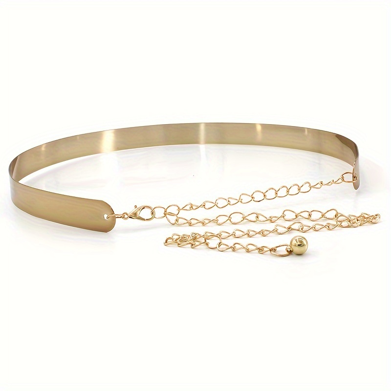 Women's Stylish Golden Belt for All Seasons